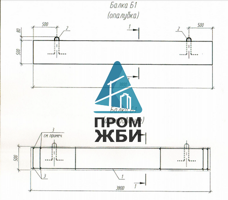 Балка 3418.19-1-кж5.и-б1