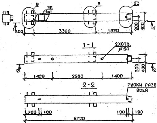 Колонна 3КВ 33.57-7-с Серия 1.020.1-2с/89